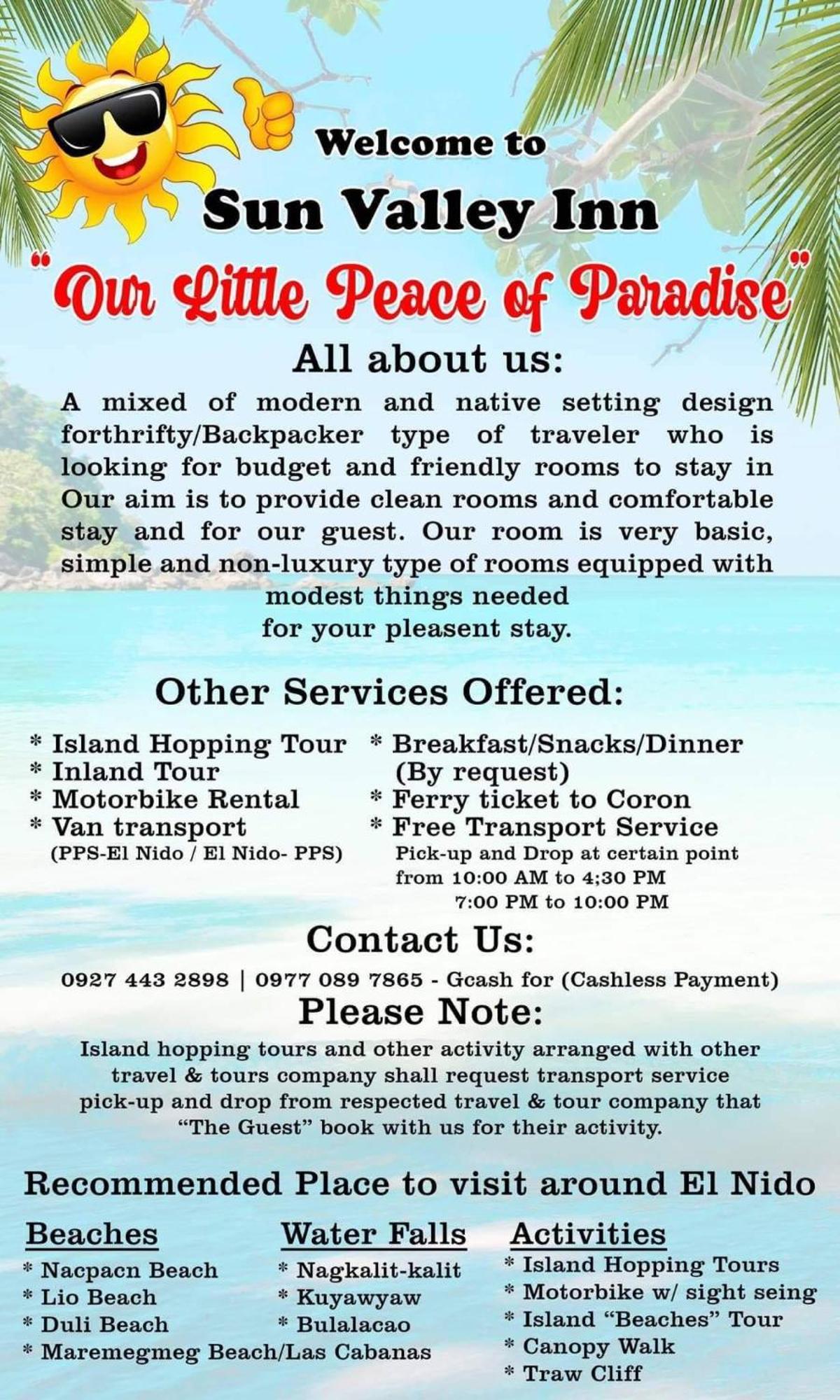 El Nido Hostel Sun Valley 外观 照片